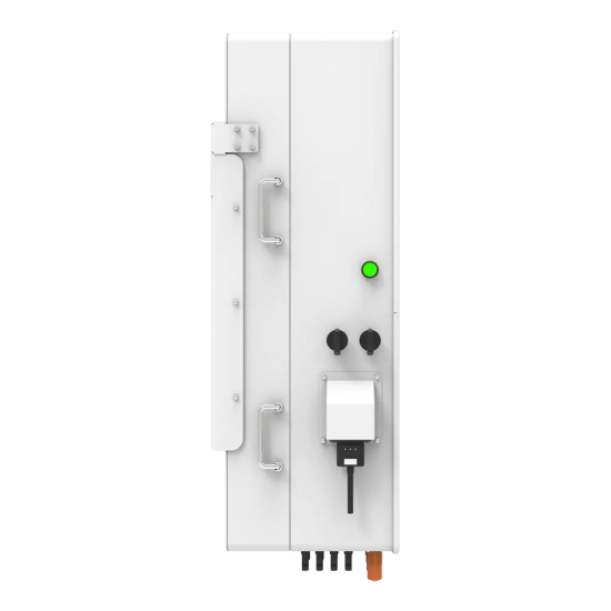 SUN‐50K‐SG01HP3‐EU‐BM4 4 Deye SUN-50K-SG01HP3-EU-BM4 – сучасний трифазний гібридний інвертор має потужність 50000Вт, напругу акумуляторних батарей 160-800В, що зможе забезпечити надійну систему електроживлення. Підтримка трифазного струму надає можливість широкого застосування пристрою.